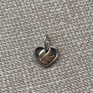 James Avery heart and dove charm